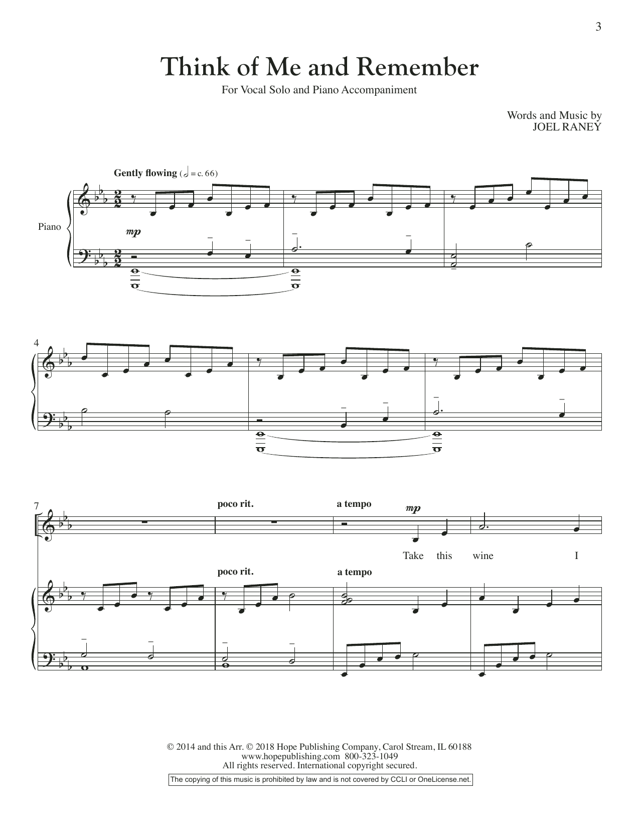 Learn to play Joel Raney Think Of Me And Remember sheet music for Piano, Vocal & Guitar Chords (Right-Hand Melody) in minutes. Price: 7.8900$ Joel Raney Think Of Me And Remember sheet music notes and chords arranged for Piano, Vocal & Guitar Chords (Right-Hand Melody)