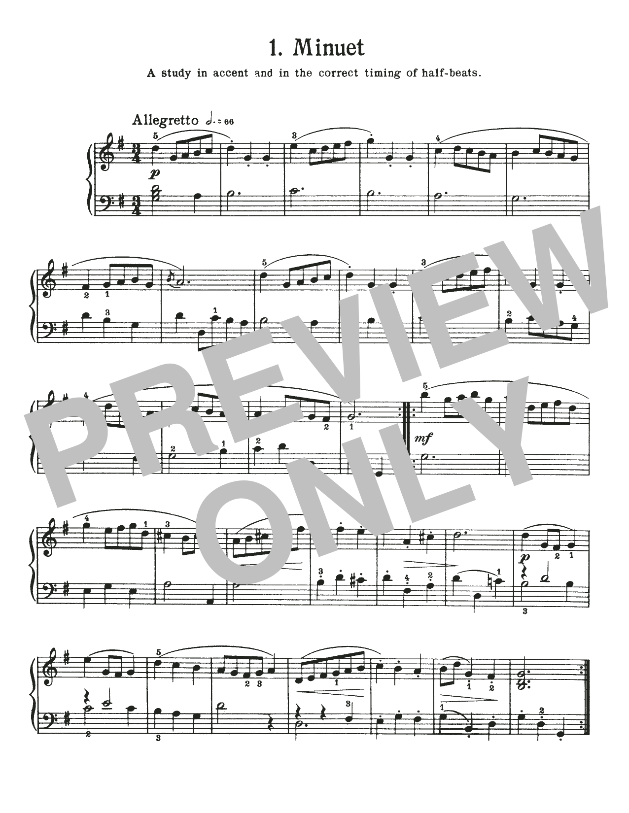 Johann Sebastian Bach Minuet In G Major, BWV Anh. 114 sheet music notes and chords. Download Printable PDF.