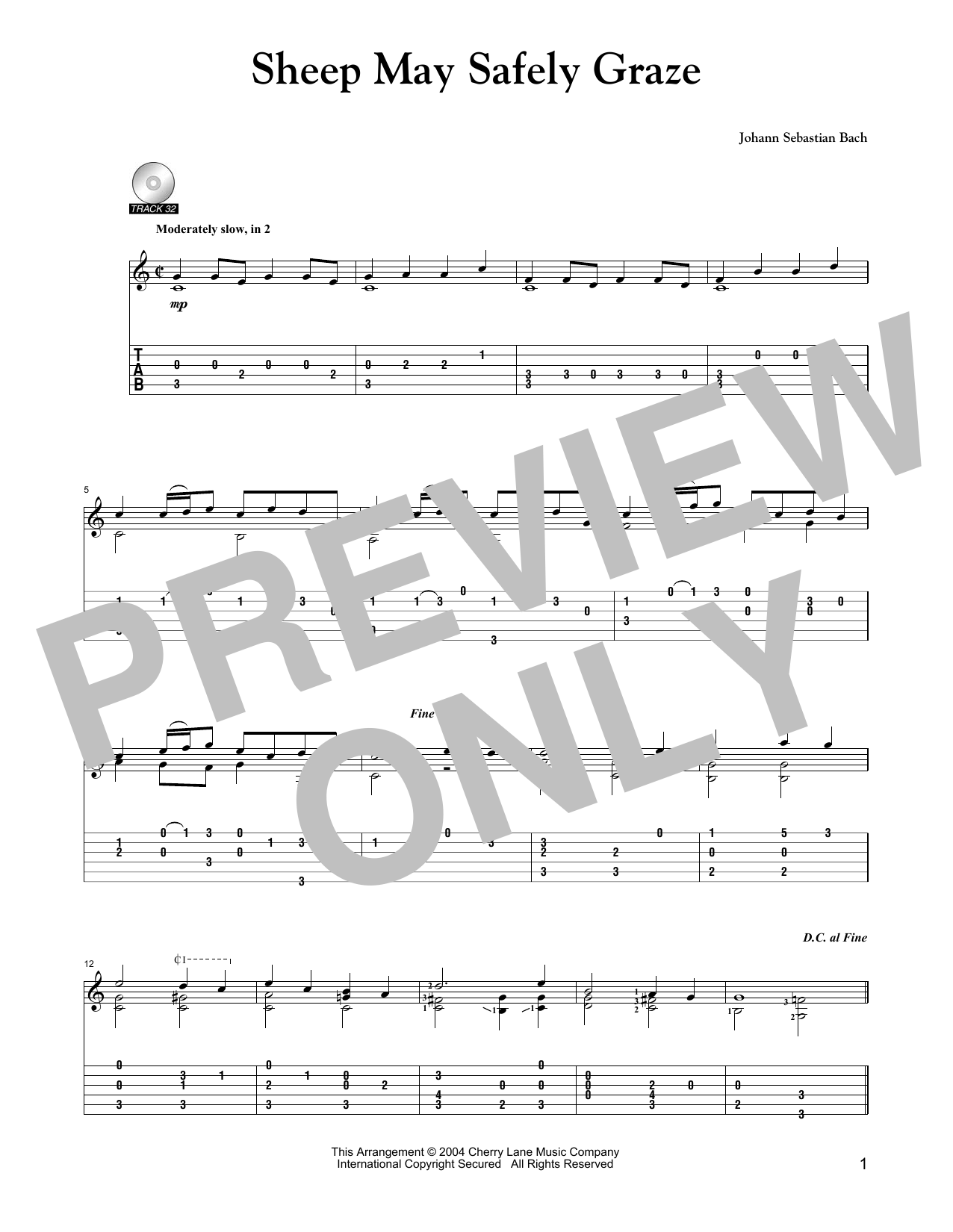 Johann Sebastian Bach Sheep May Safely Graze (arr. Mark Phillips) sheet music notes and chords. Download Printable PDF.