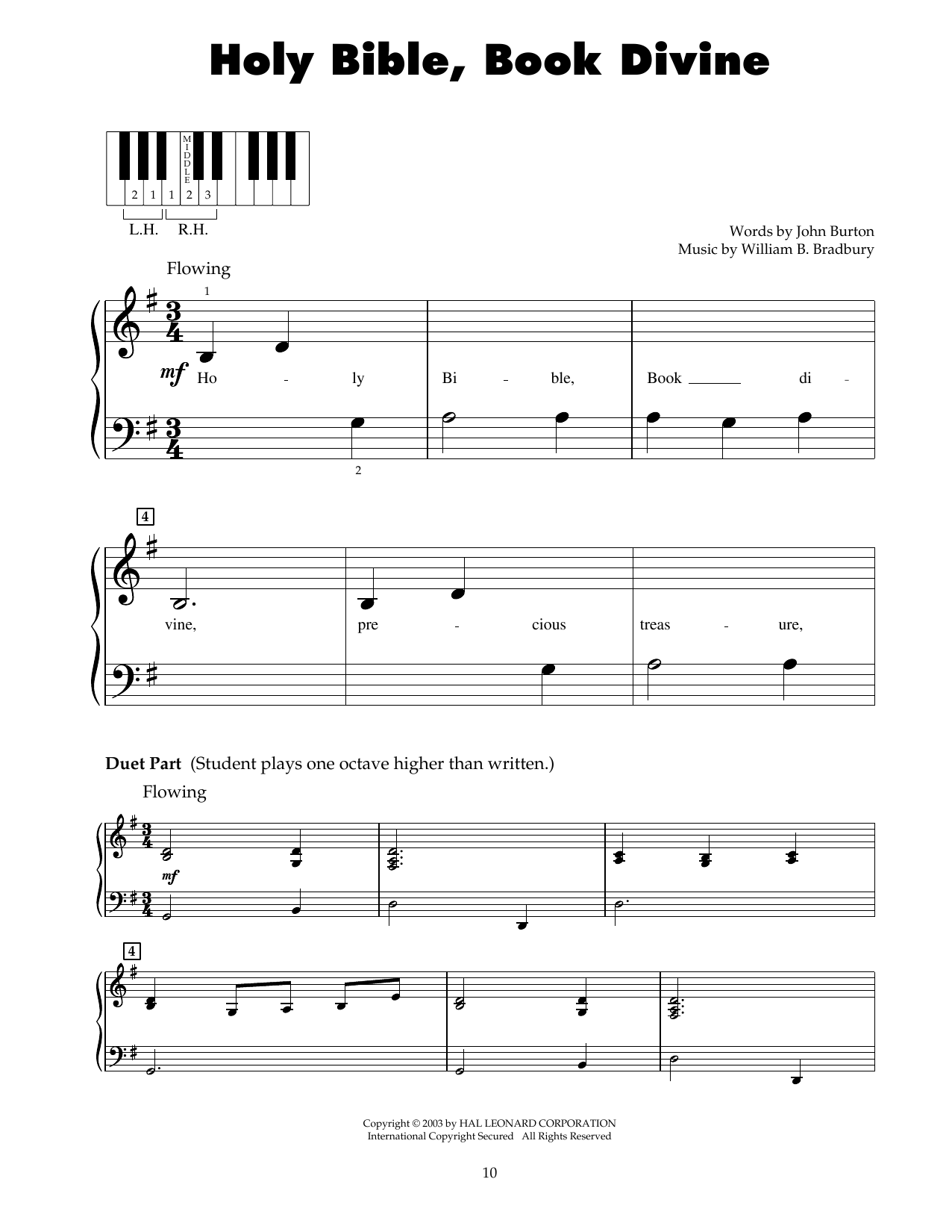 John Burton Holy Bible, Book Divine sheet music notes and chords. Download Printable PDF.