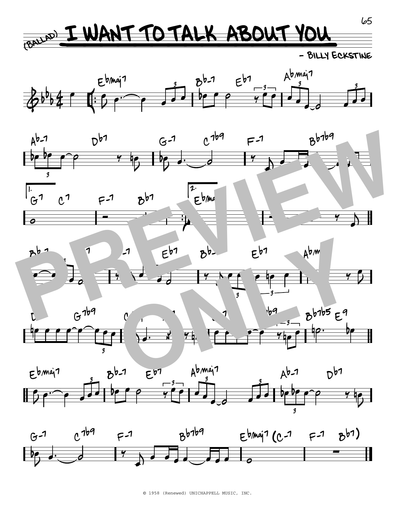 John Coltrane I Want To Talk About You sheet music notes and chords. Download Printable PDF.