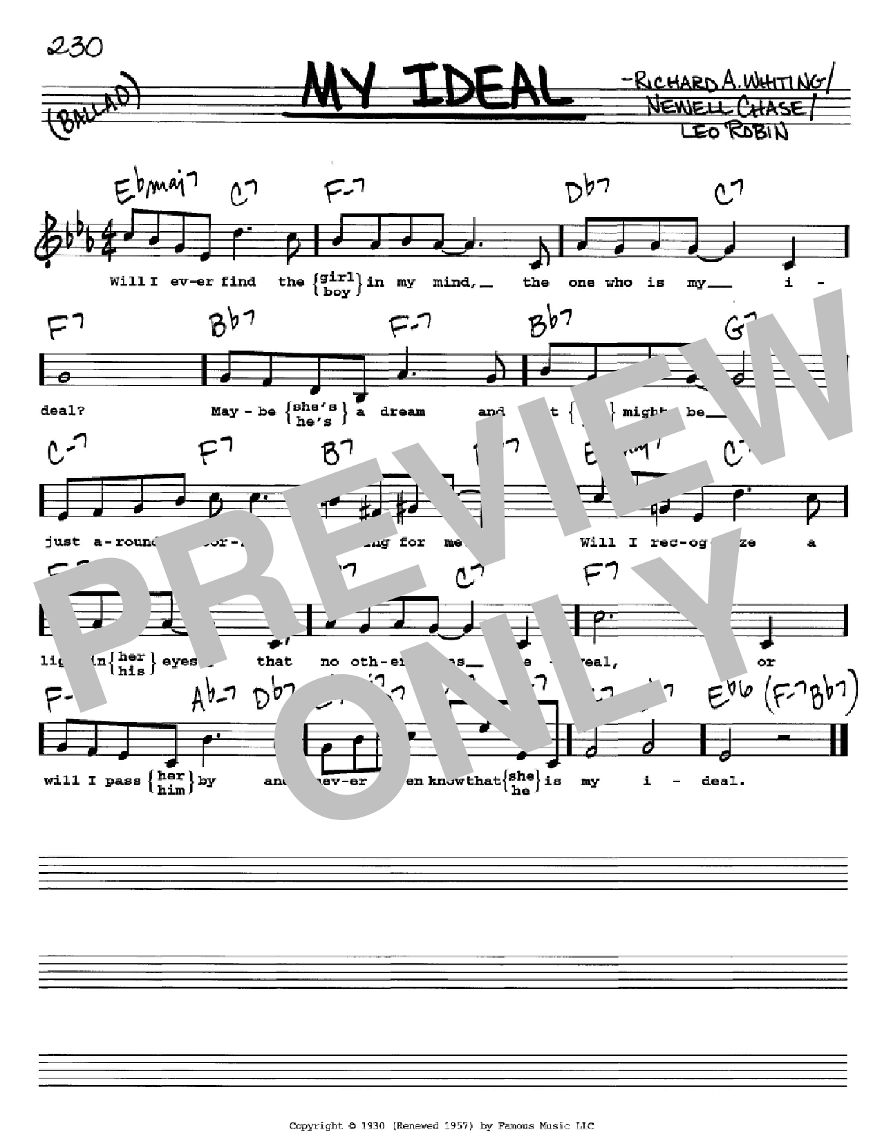 John Coltrane My Ideal sheet music notes and chords. Download Printable PDF.