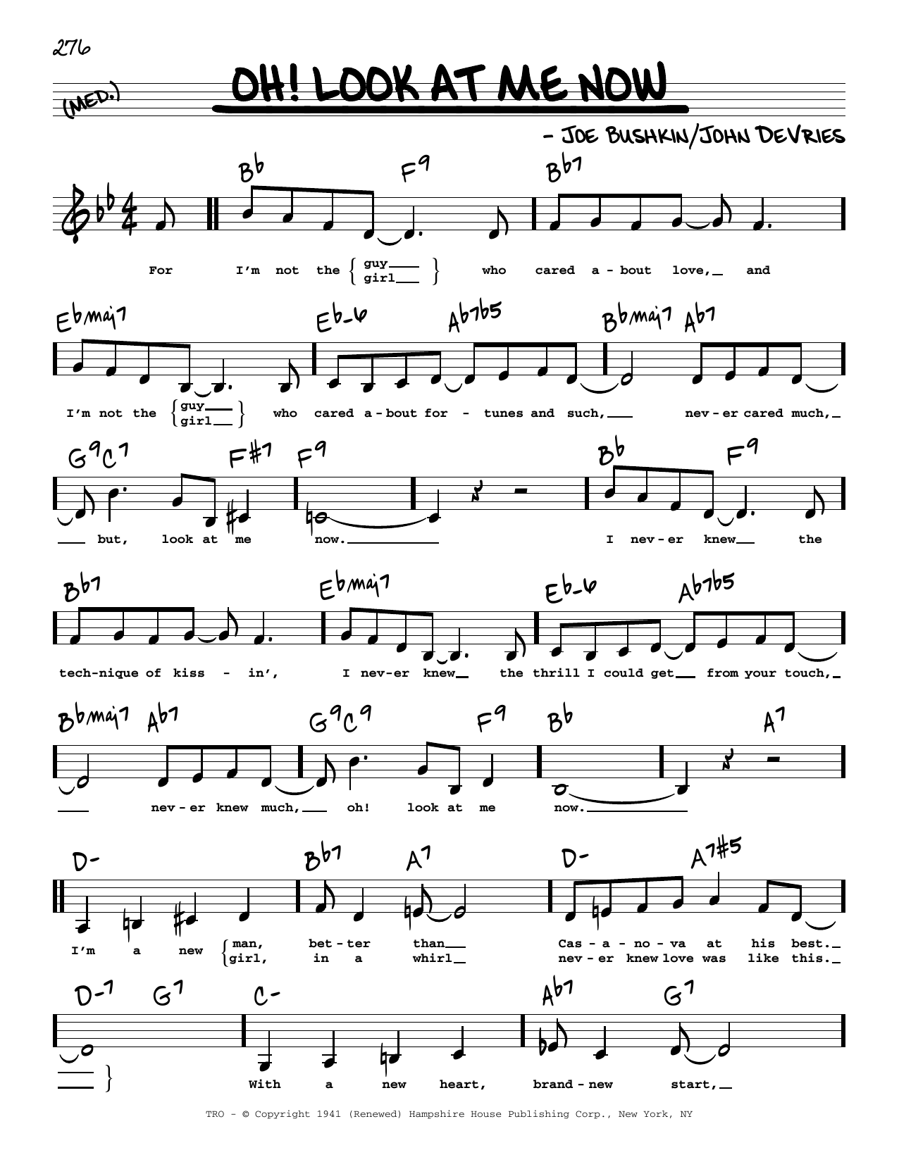 Learn to play John De Vries Oh! Look At Me Now (Low Voice) sheet music for Real Book – Melody, Lyrics & Chords in minutes. Price: 5.9900$ John De Vries Oh! Look At Me Now (Low Voice) sheet music notes and chords arranged for Real Book – Melody, Lyrics & Chords