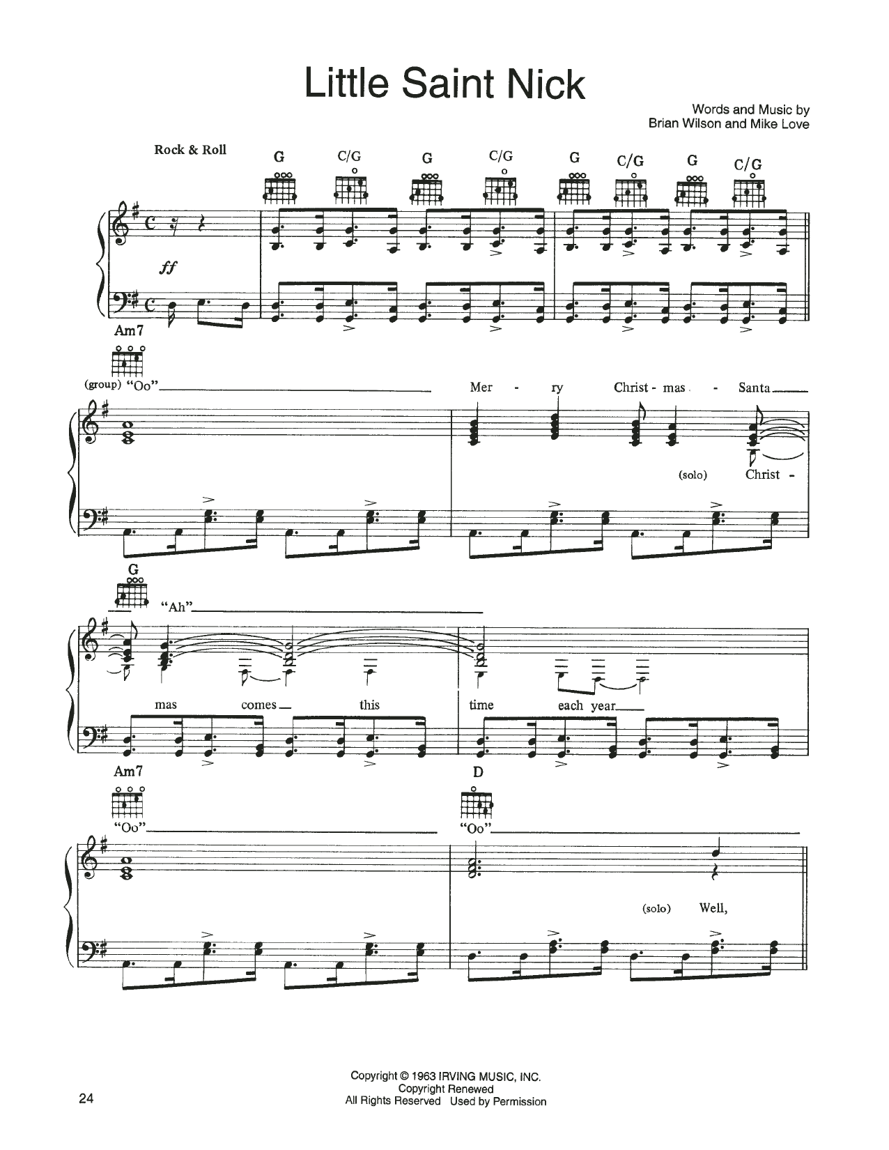 Learn to play John Denver and The Muppets Little Saint Nick (from A Christmas Together) sheet music for Piano, Vocal & Guitar Chords (Right-Hand Melody) in minutes. Price: 6.9900$ John Denver and The Muppets Little Saint Nick (from A Christmas Together) sheet music notes and chords arranged for Piano, Vocal & Guitar Chords (Right-Hand Melody)