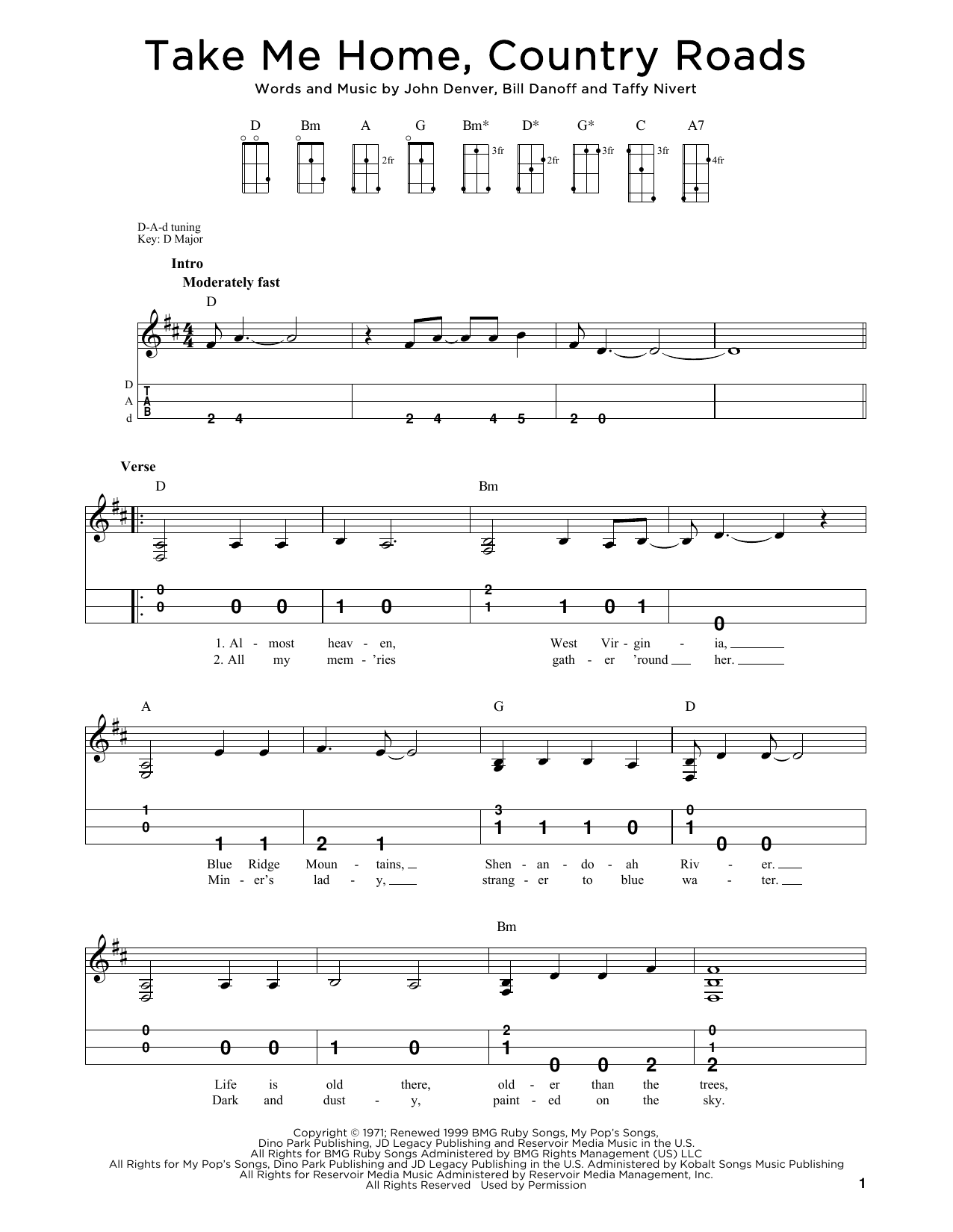 John Denver Take Me Home, Country Roads (arr. Steven B. Eulberg) sheet music notes and chords. Download Printable PDF.