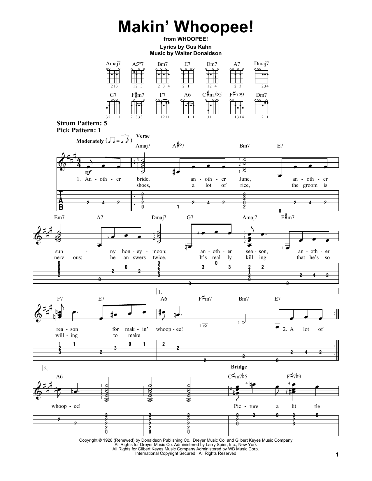 John Hicks Makin' Whoopee! sheet music notes and chords. Download Printable PDF.