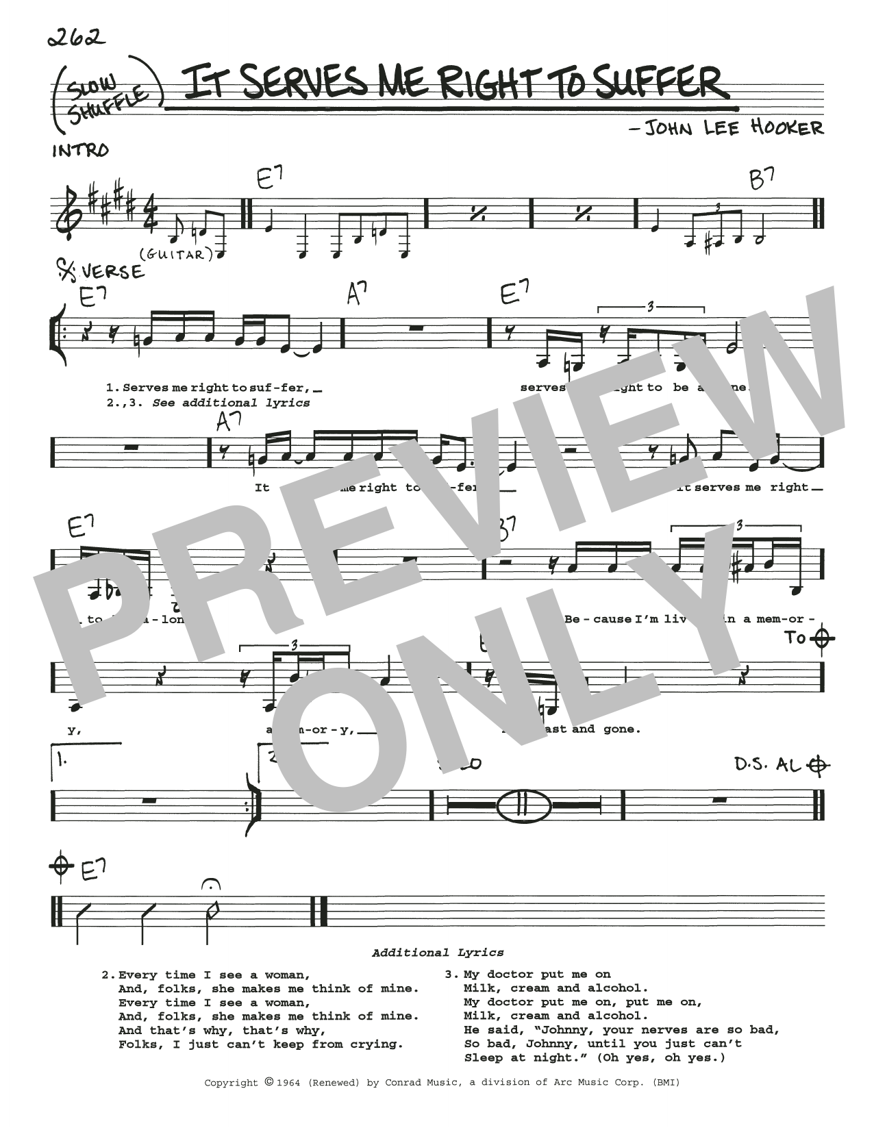Learn to play John Lee Hooker It Serves Me Right To Suffer sheet music for Real Book – Melody, Lyrics & Chords in minutes. Price: 5.9900$ John Lee Hooker It Serves Me Right To Suffer sheet music notes and chords arranged for Real Book – Melody, Lyrics & Chords