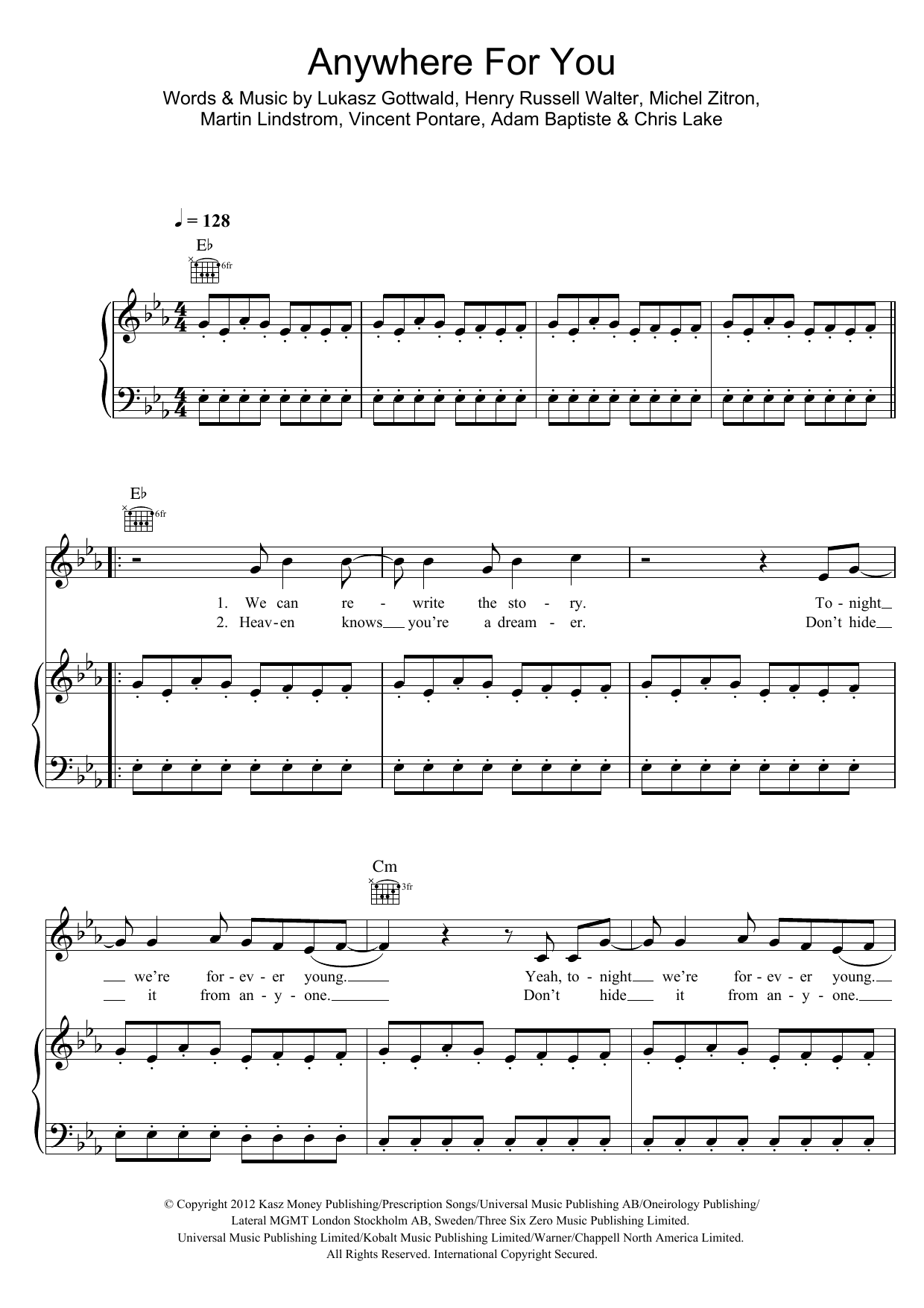 Learn to play John Martin Anywhere For You sheet music for Piano, Vocal & Guitar Chords in minutes. Price: 7.8900$ John Martin Anywhere For You sheet music notes and chords arranged for Piano, Vocal & Guitar Chords