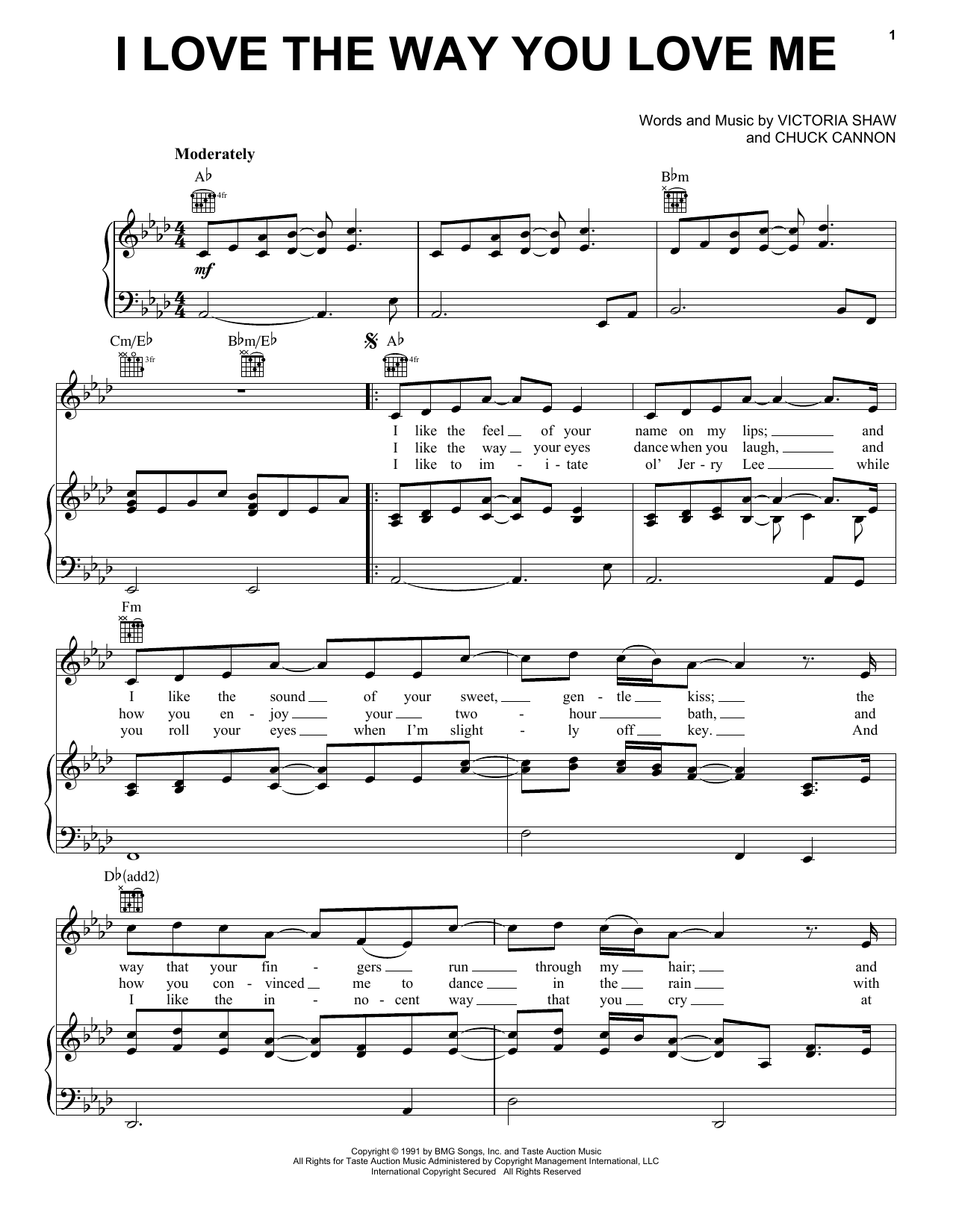 Learn to play John Michael Montgomery I Love The Way You Love Me sheet music for Piano, Vocal & Guitar Chords (Right-Hand Melody) in minutes. Price: 7.8900$ John Michael Montgomery I Love The Way You Love Me sheet music notes and chords arranged for Piano, Vocal & Guitar Chords (Right-Hand Melody)