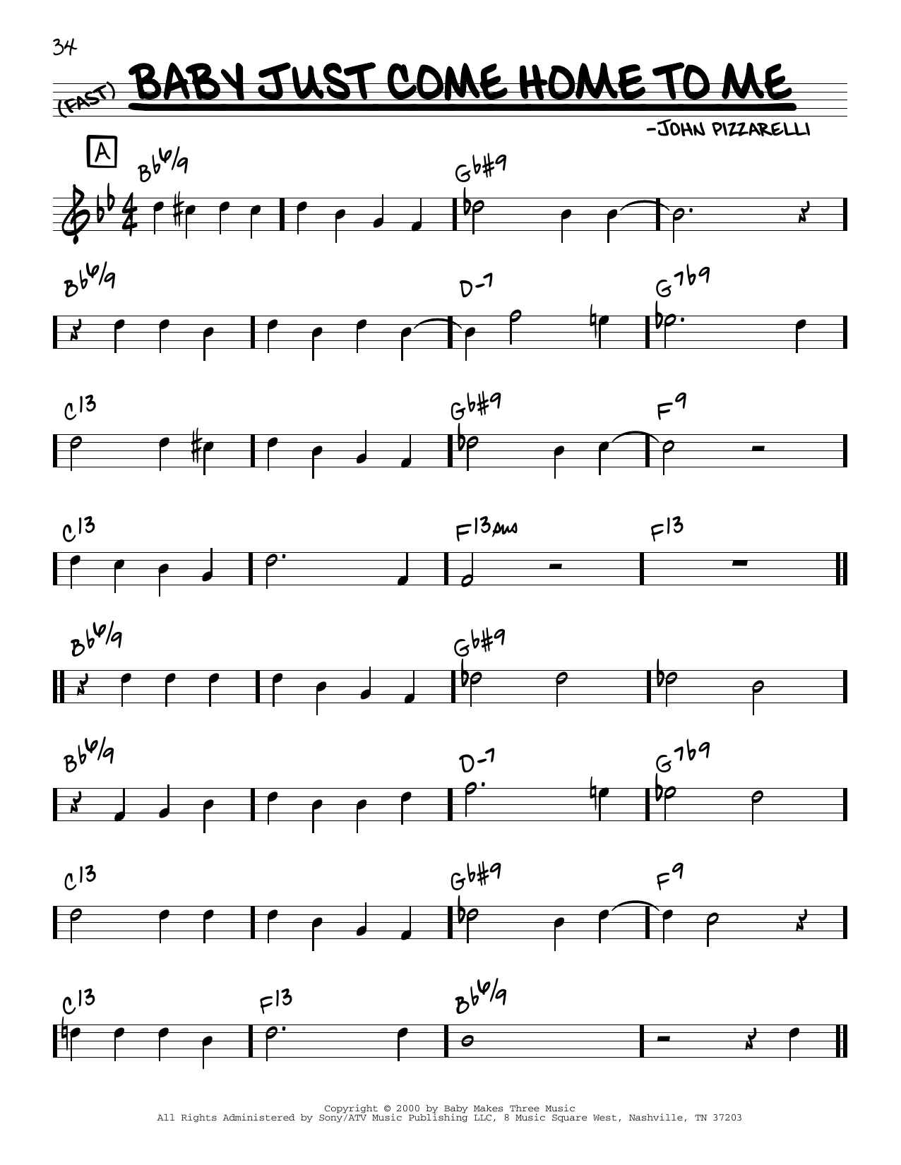 Learn to play John Pizzarelli Baby Just Come Home To Me sheet music for Real Book – Melody & Chords in minutes. Price: 5.9900$ John Pizzarelli Baby Just Come Home To Me sheet music notes and chords arranged for Real Book – Melody & Chords