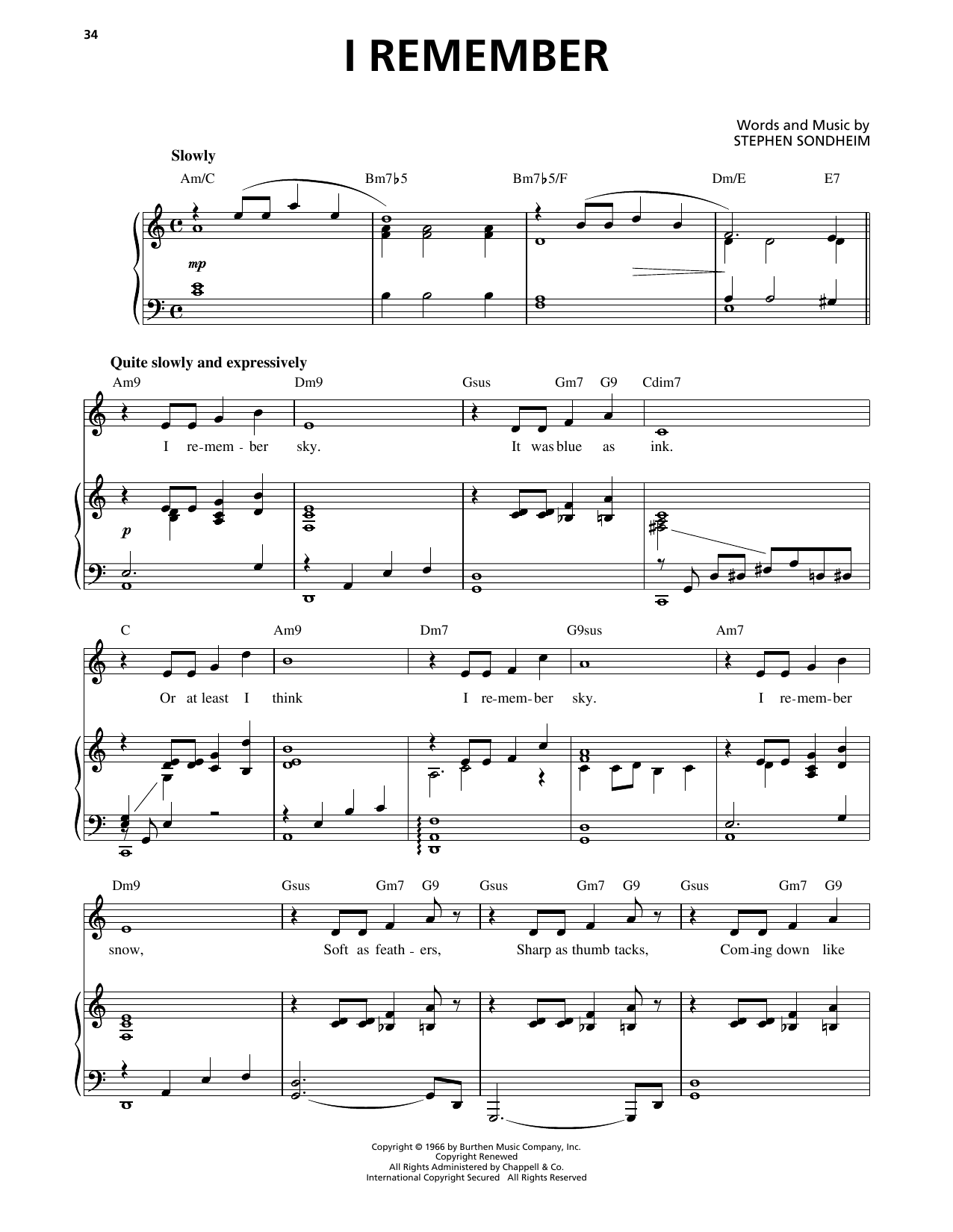 John Pizzarelli I Remember sheet music notes and chords arranged for Piano, Vocal & Guitar Chords (Right-Hand Melody)