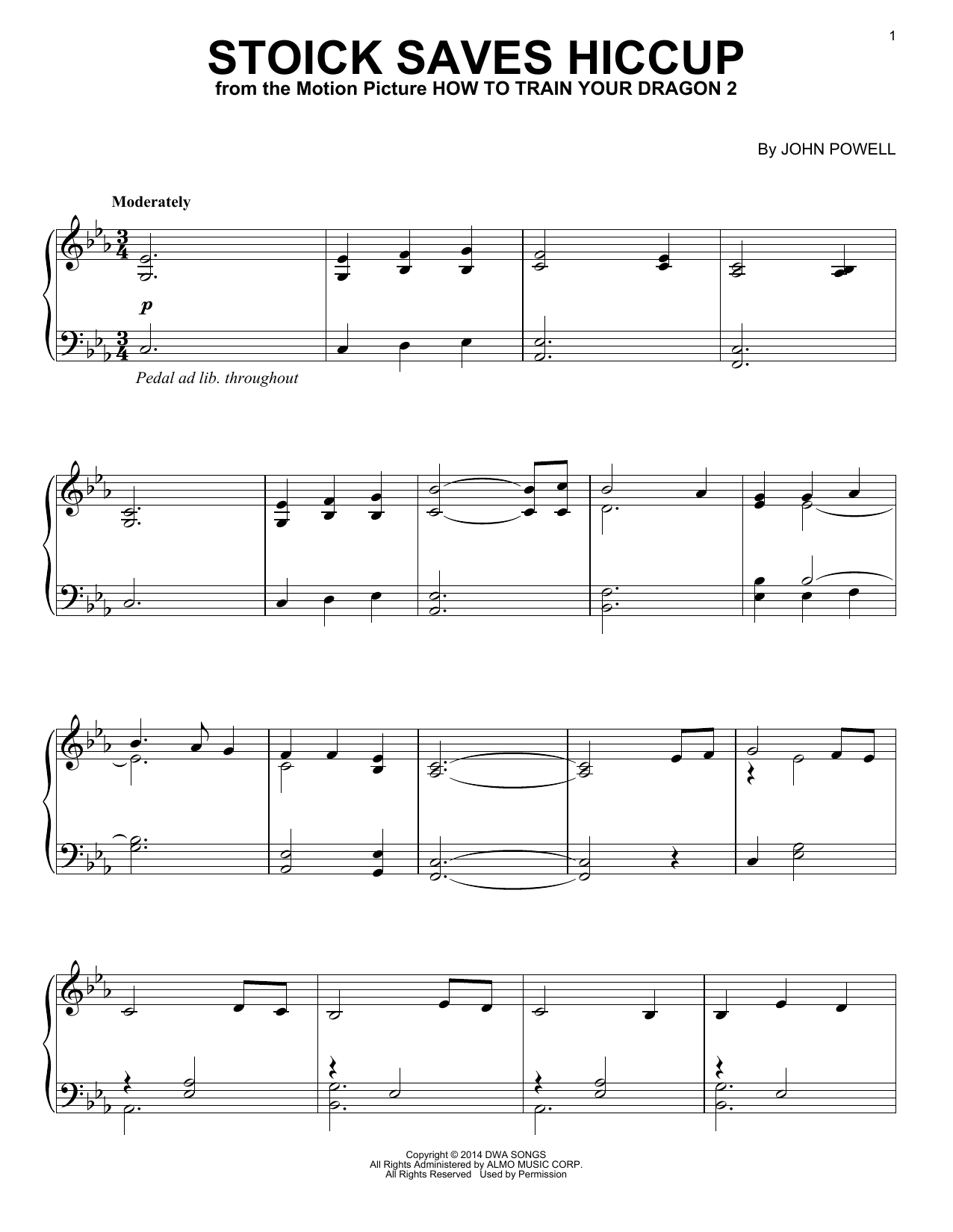 Learn to play John Powell Stoick Saves Hiccup (from How to Train Your Dragon) sheet music for Piano Solo in minutes. Price: 7.8900$ John Powell Stoick Saves Hiccup (from How to Train Your Dragon) sheet music notes and chords arranged for Piano Solo