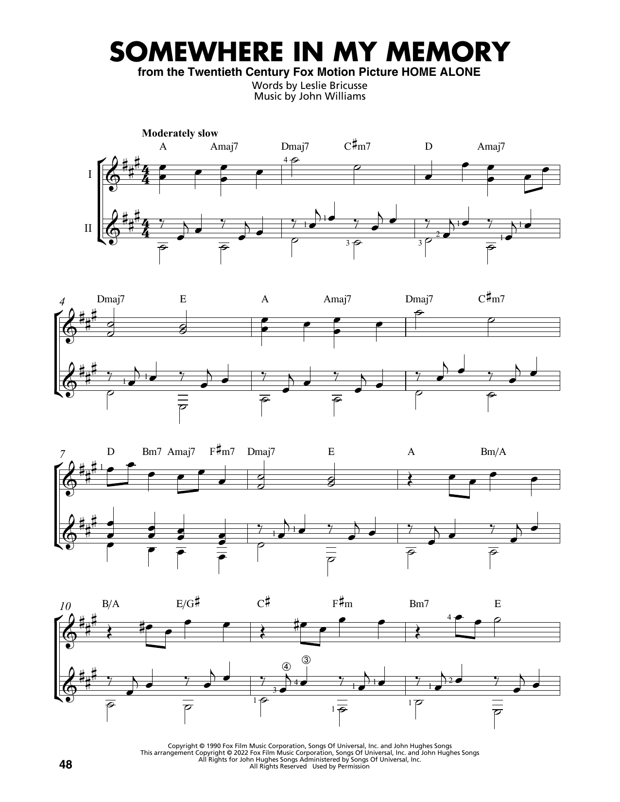 John Williams Somewhere In My Memory (from Home Alone) (arr. Mark Phillips) sheet music notes and chords. Download Printable PDF.