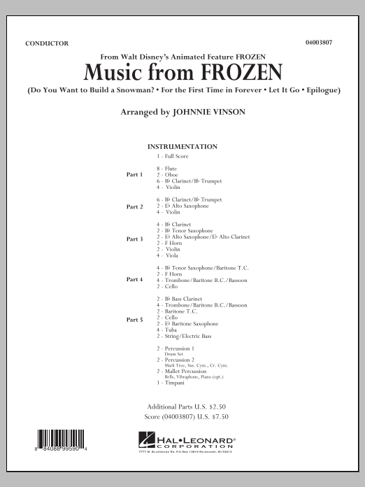Learn to play Johnnie Vinson Music from Johnnie Vinson Music from