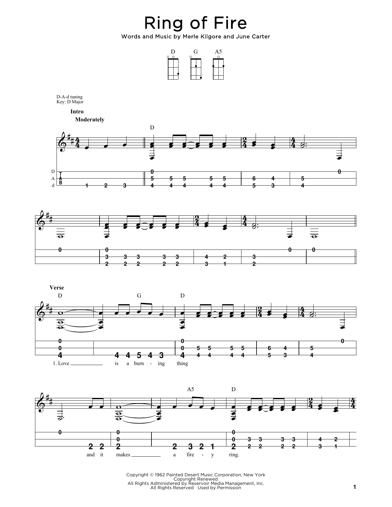 Johnny Cash Ring Of Fire (arr. Steven B. Eulberg) sheet music notes and chords. Download Printable PDF.