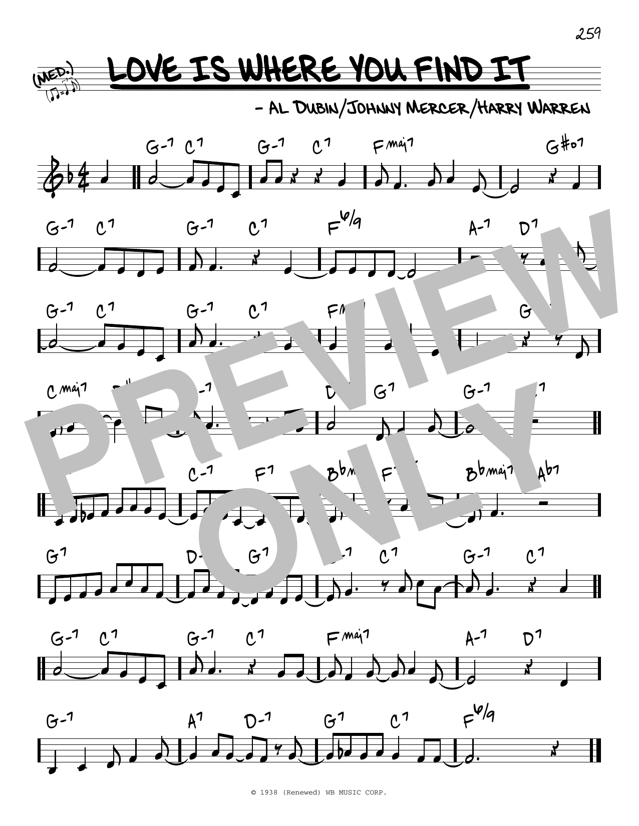 Learn to play Johnny Mercer, Harry Warren and Al Dubin Love Is Where You Find It sheet music for Real Book – Melody & Chords in minutes. Price: 5.9900$ Johnny Mercer, Harry Warren and Al Dubin Love Is Where You Find It sheet music notes and chords arranged for Real Book – Melody & Chords