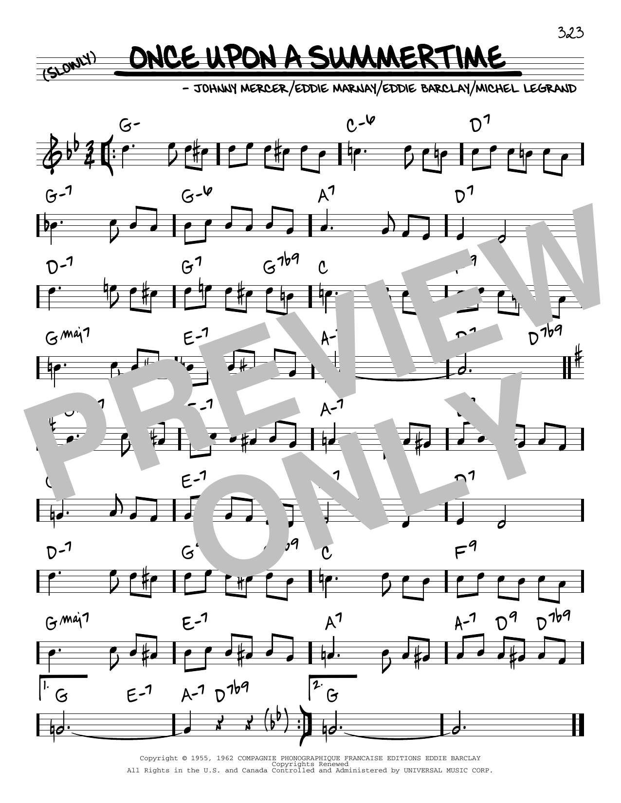 Learn to play Johnny Mercer Once Upon A Summertime sheet music for Real Book – Melody & Chords in minutes. Price: 5.9900$ Johnny Mercer Once Upon A Summertime sheet music notes and chords arranged for Real Book – Melody & Chords
