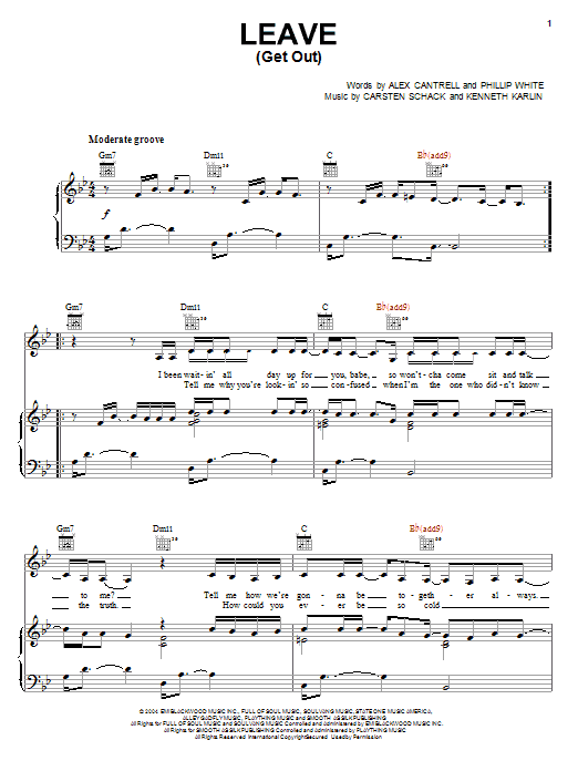 Learn to play JoJo Leave (Get Out) sheet music for Piano, Vocal & Guitar Chords in minutes. Price: 7.8900$ JoJo Leave (Get Out) sheet music notes and chords arranged for Piano, Vocal & Guitar Chords