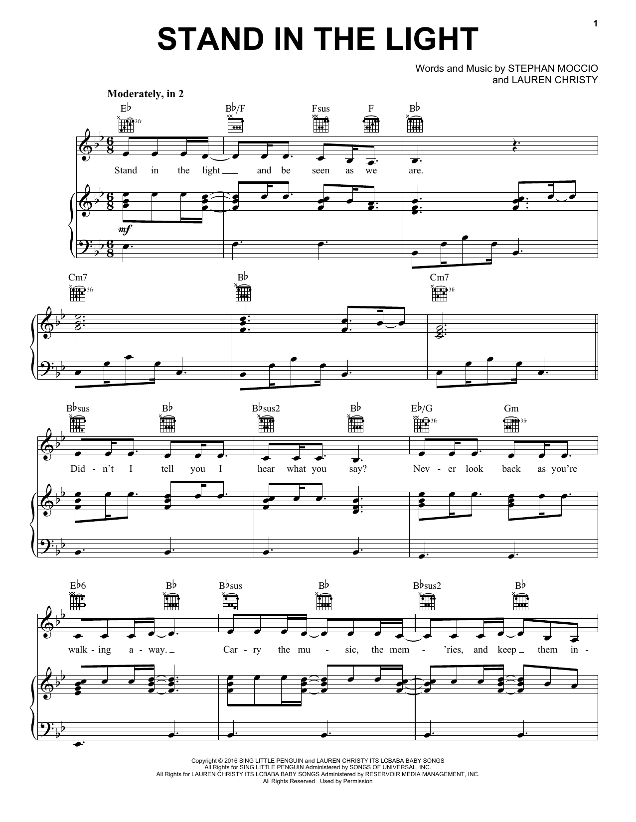 Learn to play Jordan Smith Stand In The Light sheet music for Piano, Vocal & Guitar Chords (Right-Hand Melody) in minutes. Price: 7.8900$ Jordan Smith Stand In The Light sheet music notes and chords arranged for Piano, Vocal & Guitar Chords (Right-Hand Melody)