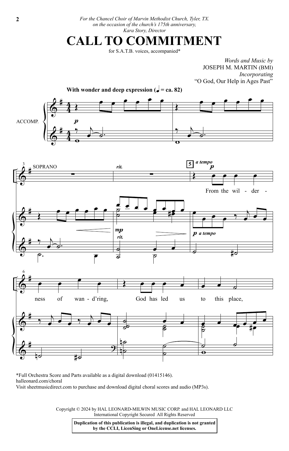 Learn to play Joseph M. Martin Call To Commitment sheet music for SATB Choir in minutes. Price: 3.9900$ Joseph M. Martin Call To Commitment sheet music notes and chords arranged for SATB Choir