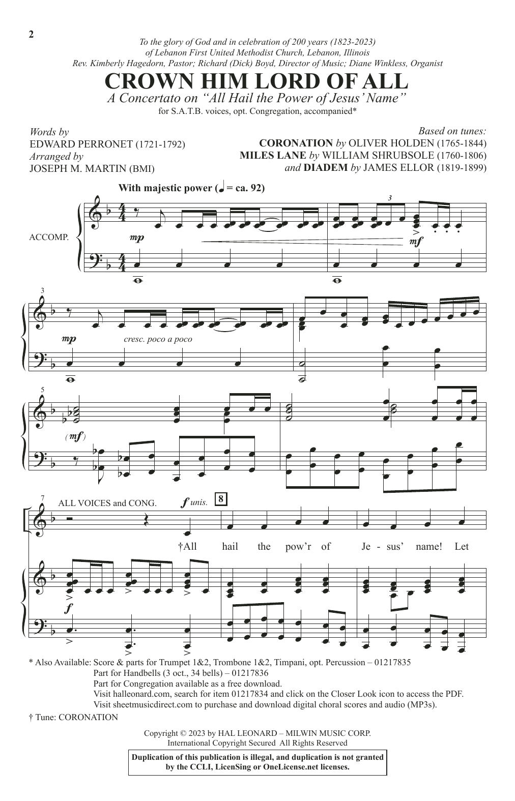Learn to play Joseph M. Martin Crown Him Lord Of All (A Concerto on Joseph M. Martin Crown Him Lord Of All (A Concerto on