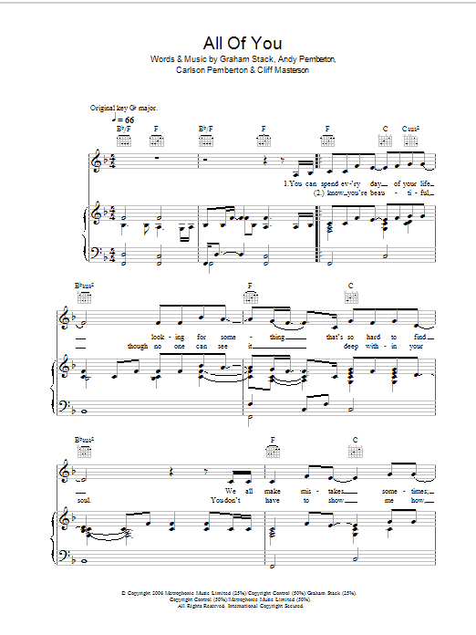 Learn to play Journey South All Of You sheet music for Piano, Vocal & Guitar Chords in minutes. Price: 7.8900$ Journey South All Of You sheet music notes and chords arranged for Piano, Vocal & Guitar Chords