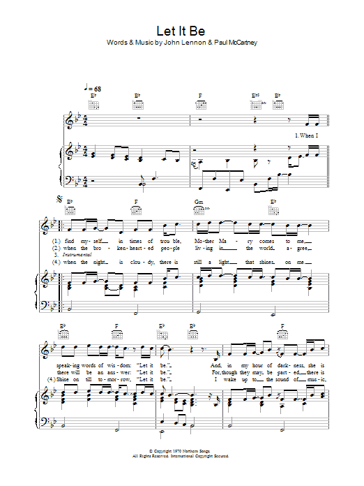 Learn to play Journey South Let It Be sheet music for Piano, Vocal & Guitar Chords in minutes. Price: 7.8900$ Journey South Let It Be sheet music notes and chords arranged for Piano, Vocal & Guitar Chords