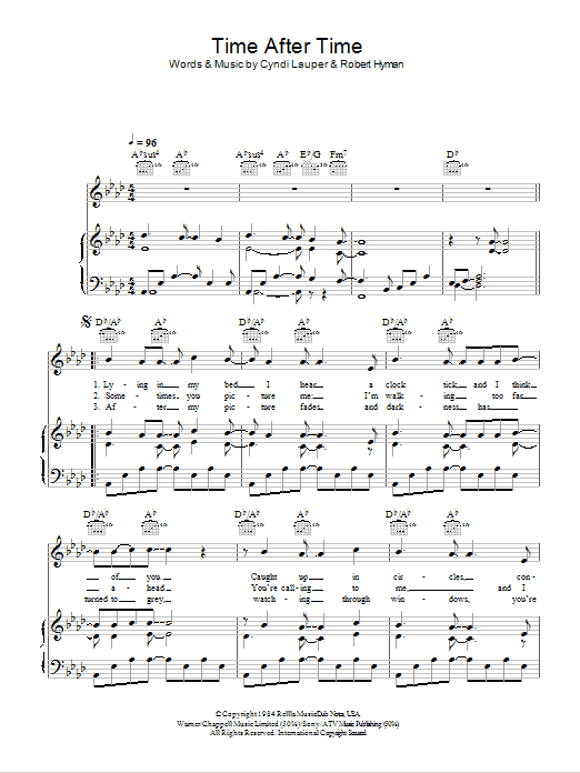 Learn to play Journey South Time After Time sheet music for Piano, Vocal & Guitar Chords in minutes. Price: 7.8900$ Journey South Time After Time sheet music notes and chords arranged for Piano, Vocal & Guitar Chords