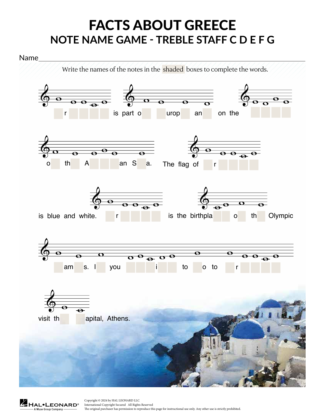 Karen Harrington Treble and Bass Staff - C D E F G sheet music notes and chords arranged for Theory Worksheet