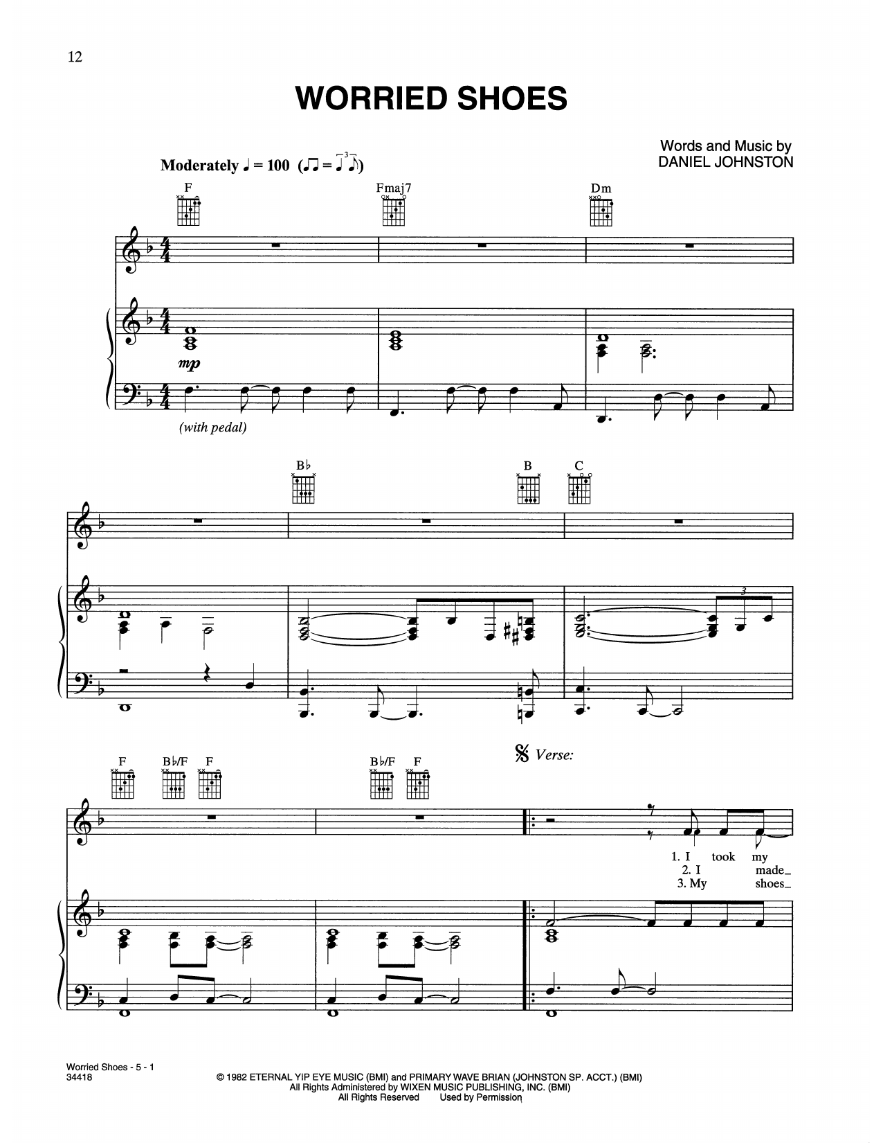 Learn to play Karen O and The Kids Worried Shoes (from Where The Wild Things Are) sheet music for Piano, Vocal & Guitar Chords (Right-Hand Melody) in minutes. Price: 7.8900$ Karen O and The Kids Worried Shoes (from Where The Wild Things Are) sheet music notes and chords arranged for Piano, Vocal & Guitar Chords (Right-Hand Melody)
