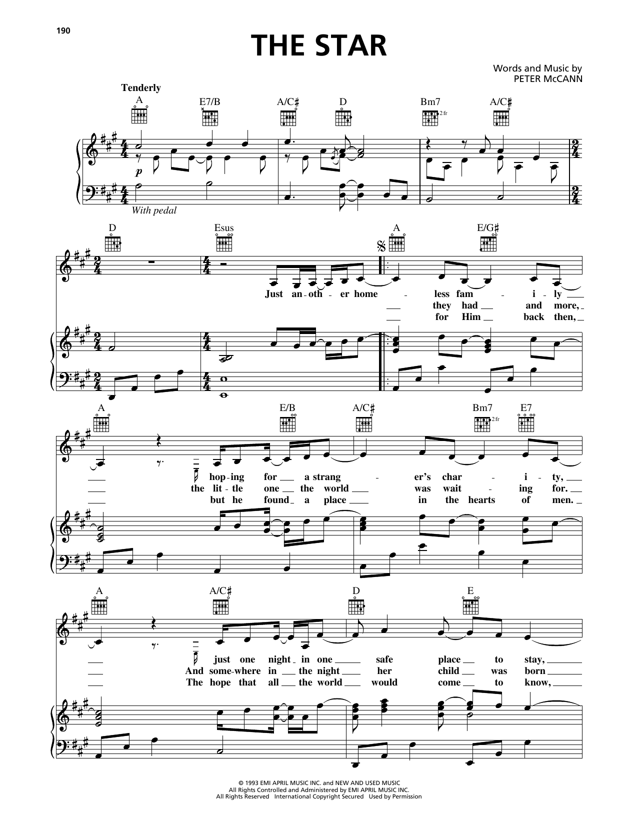 Learn to play Kathy Mattea The Star sheet music for Piano, Vocal & Guitar Chords (Right-Hand Melody) in minutes. Price: 7.8900$ Kathy Mattea The Star sheet music notes and chords arranged for Piano, Vocal & Guitar Chords (Right-Hand Melody)