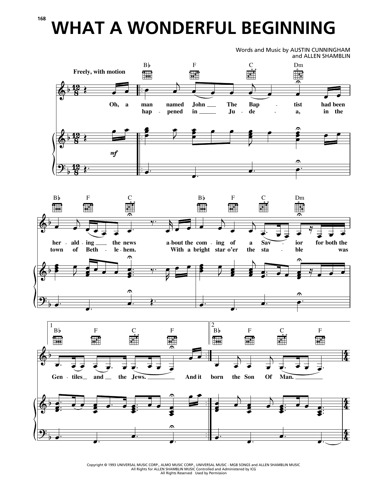 Learn to play Kathy Mattea What A Wonderful Beginning sheet music for Piano, Vocal & Guitar Chords (Right-Hand Melody) in minutes. Price: 7.8900$ Kathy Mattea What A Wonderful Beginning sheet music notes and chords arranged for Piano, Vocal & Guitar Chords (Right-Hand Melody)