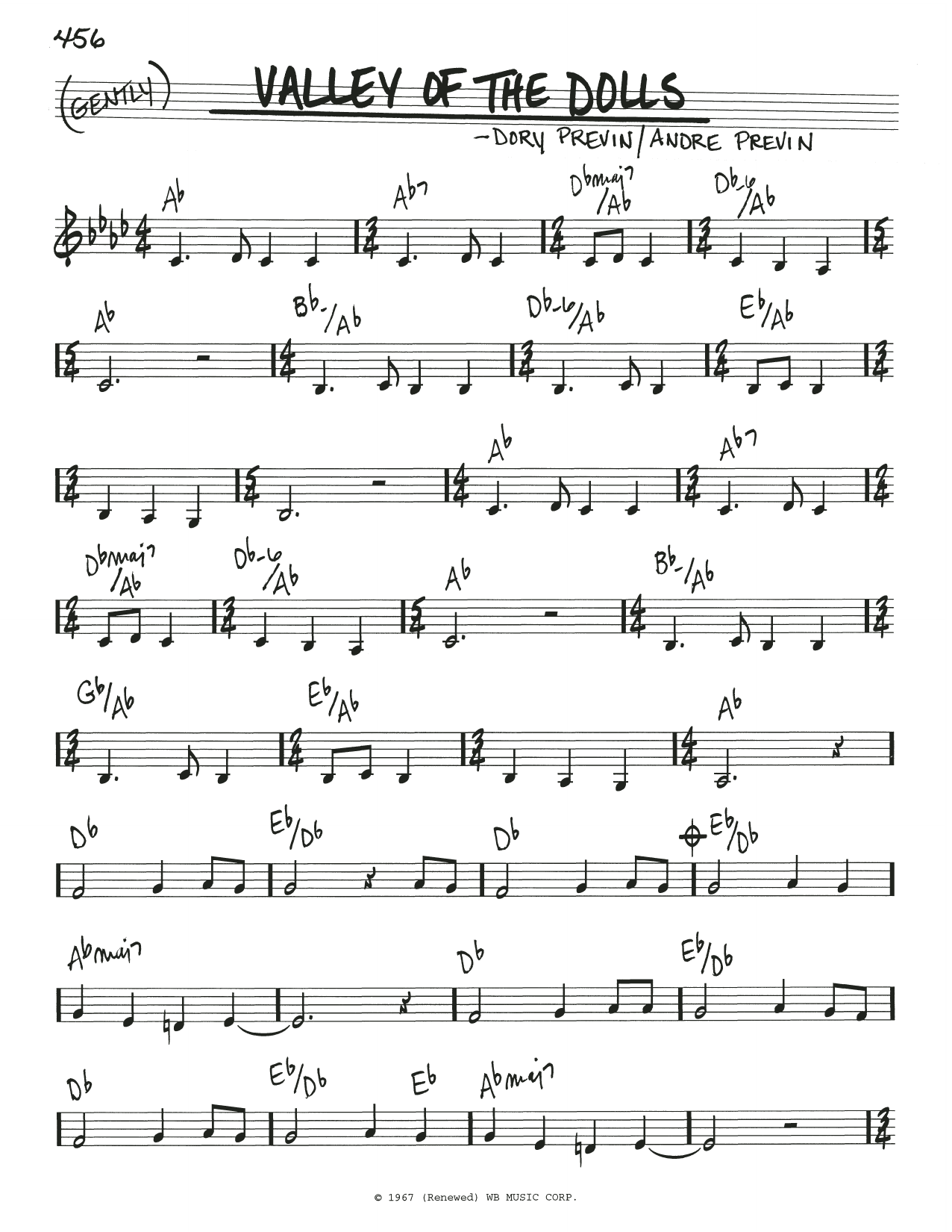 k.d. lang Valley Of The Dolls sheet music notes and chords. Download Printable PDF.