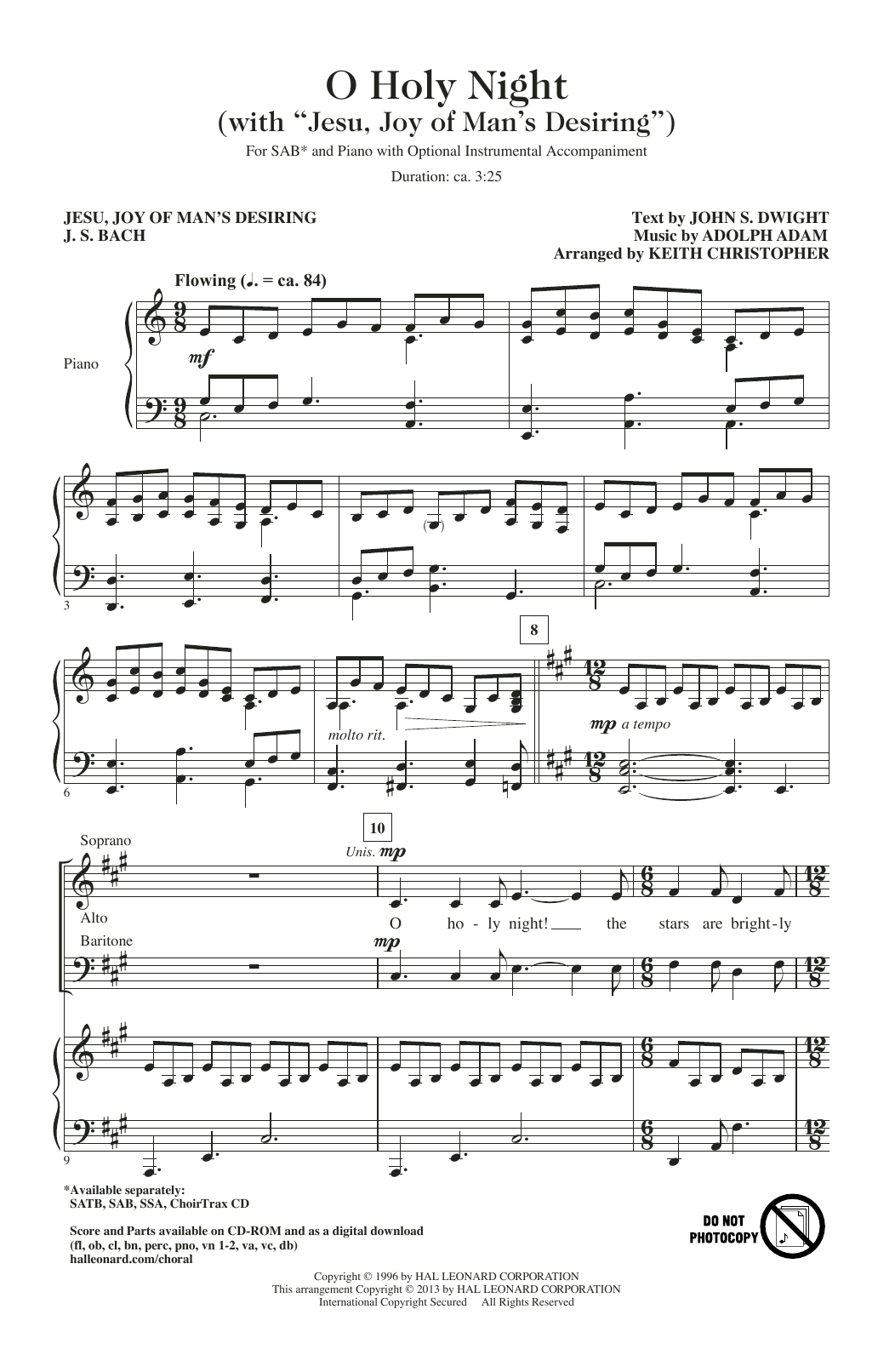 Keith Christopher Jesu, Joy Of Man's Desiring sheet music notes and chords. Download Printable PDF.