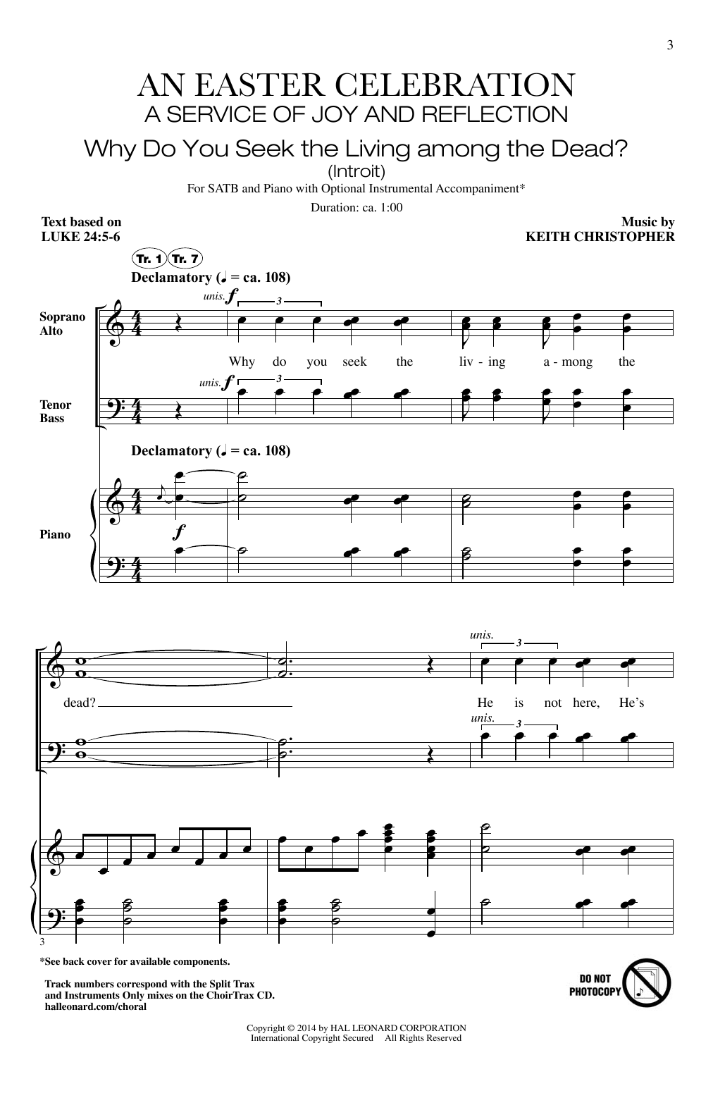 Learn to play Keith Christopher Take My Life And Let It Be sheet music for SATB Choir in minutes. Price: 8.9900$ Keith Christopher Take My Life And Let It Be sheet music notes and chords arranged for SATB Choir