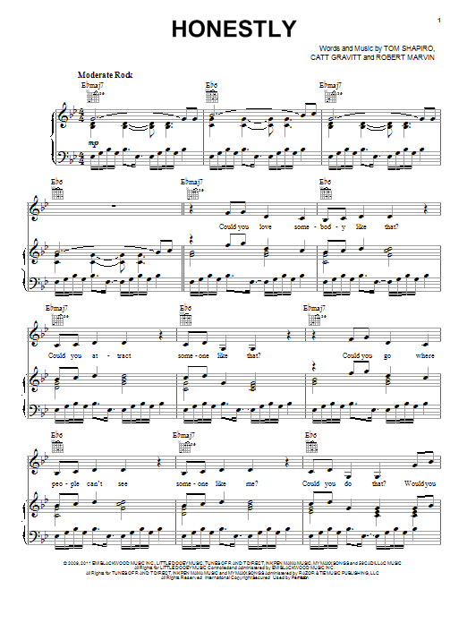 Learn to play Kelly Clarkson Honestly sheet music for Piano, Vocal & Guitar Chords (Right-Hand Melody) in minutes. Price: 7.8900$ Kelly Clarkson Honestly sheet music notes and chords arranged for Piano, Vocal & Guitar Chords (Right-Hand Melody)