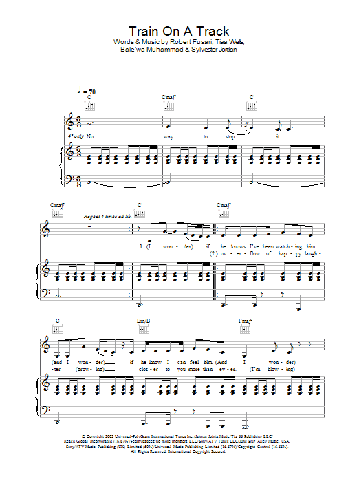 Learn to play Kelly Rowland Train On A Track sheet music for Piano, Vocal & Guitar Chords in minutes. Price: 7.8900$ Kelly Rowland Train On A Track sheet music notes and chords arranged for Piano, Vocal & Guitar Chords