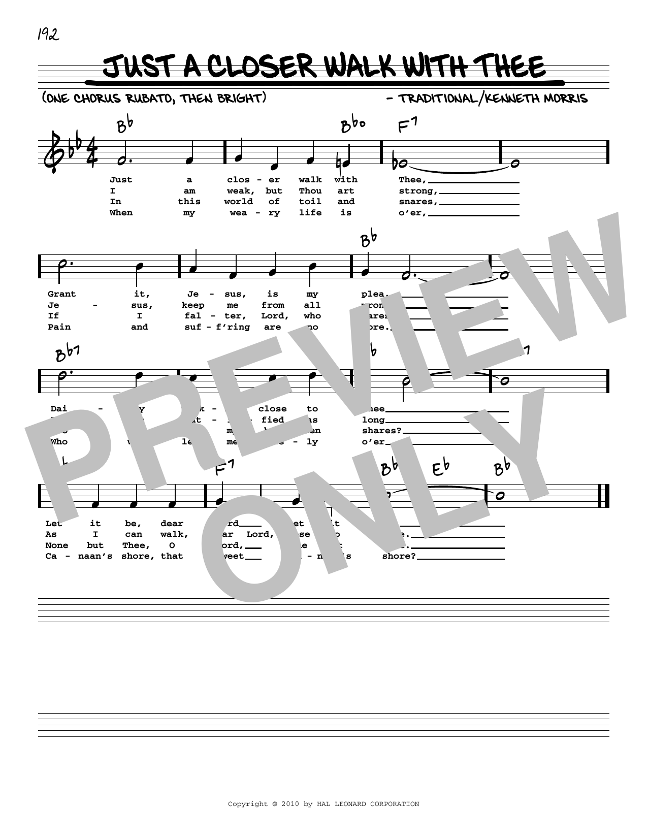 Kenneth Morris Just A Closer Walk With Thee (arr. Robert Rawlins) sheet music notes and chords. Download Printable PDF.