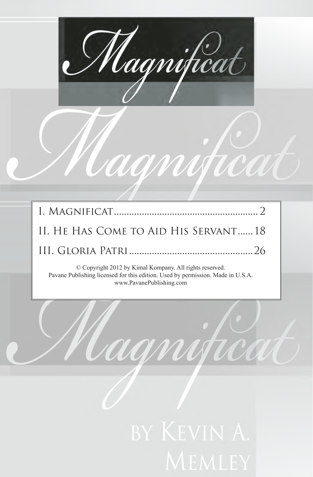 Kevin Memley Magnificat sheet music notes and chords. Download Printable PDF.