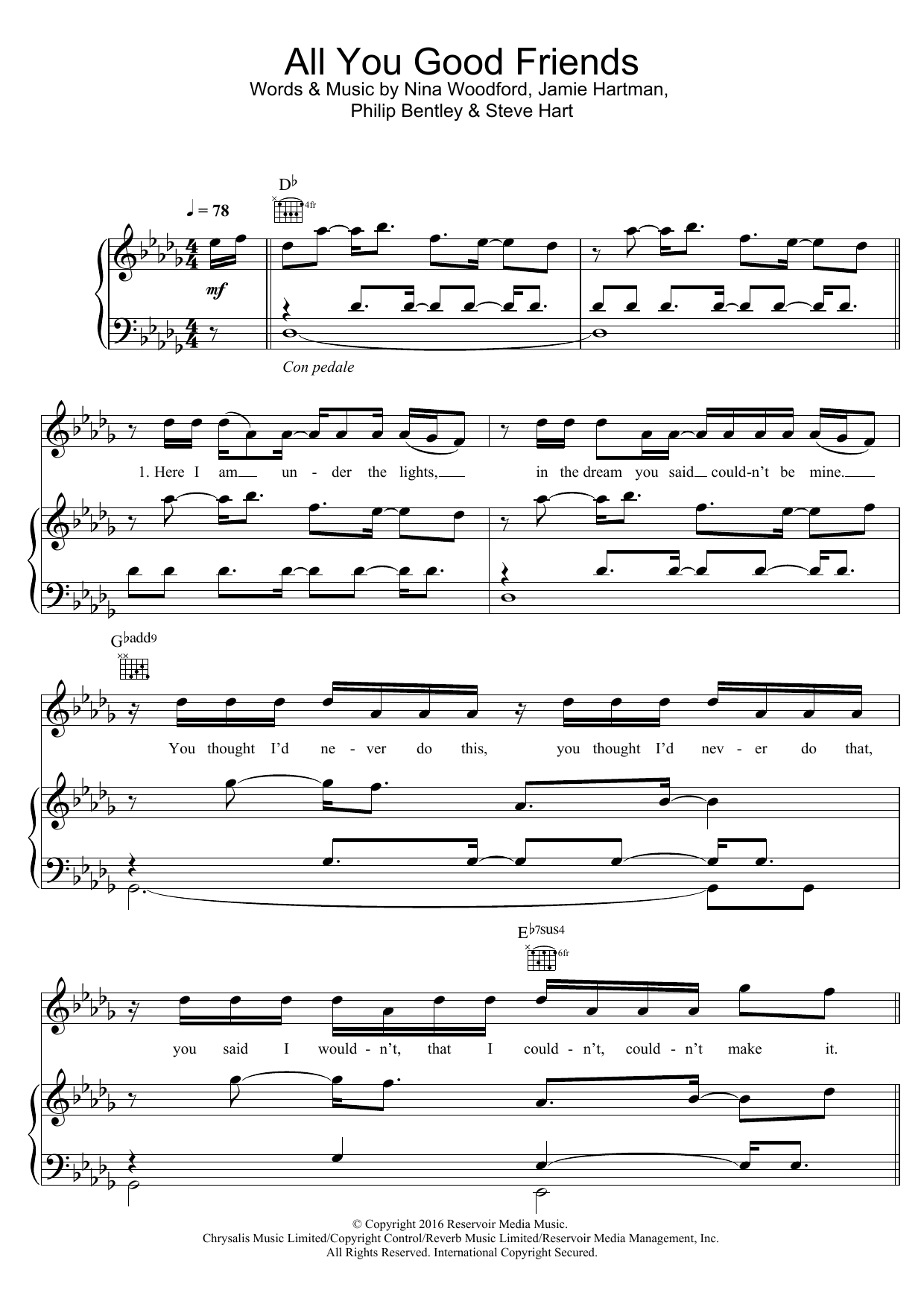 Learn to play Kevin Simm All You Good Friends sheet music for Piano, Vocal & Guitar Chords in minutes. Price: 7.8900$ Kevin Simm All You Good Friends sheet music notes and chords arranged for Piano, Vocal & Guitar Chords