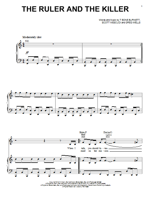 Learn to play Kid Cudi The Ruler And The Killer sheet music for Piano, Vocal & Guitar Chords (Right-Hand Melody) in minutes. Price: 7.8900$ Kid Cudi The Ruler And The Killer sheet music notes and chords arranged for Piano, Vocal & Guitar Chords (Right-Hand Melody)