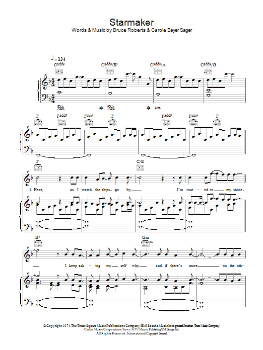 Learn to play Kids From Fame Starmaker sheet music for Piano, Vocal & Guitar Chords in minutes. Price: 7.8900$ Kids From Fame Starmaker sheet music notes and chords arranged for Piano, Vocal & Guitar Chords