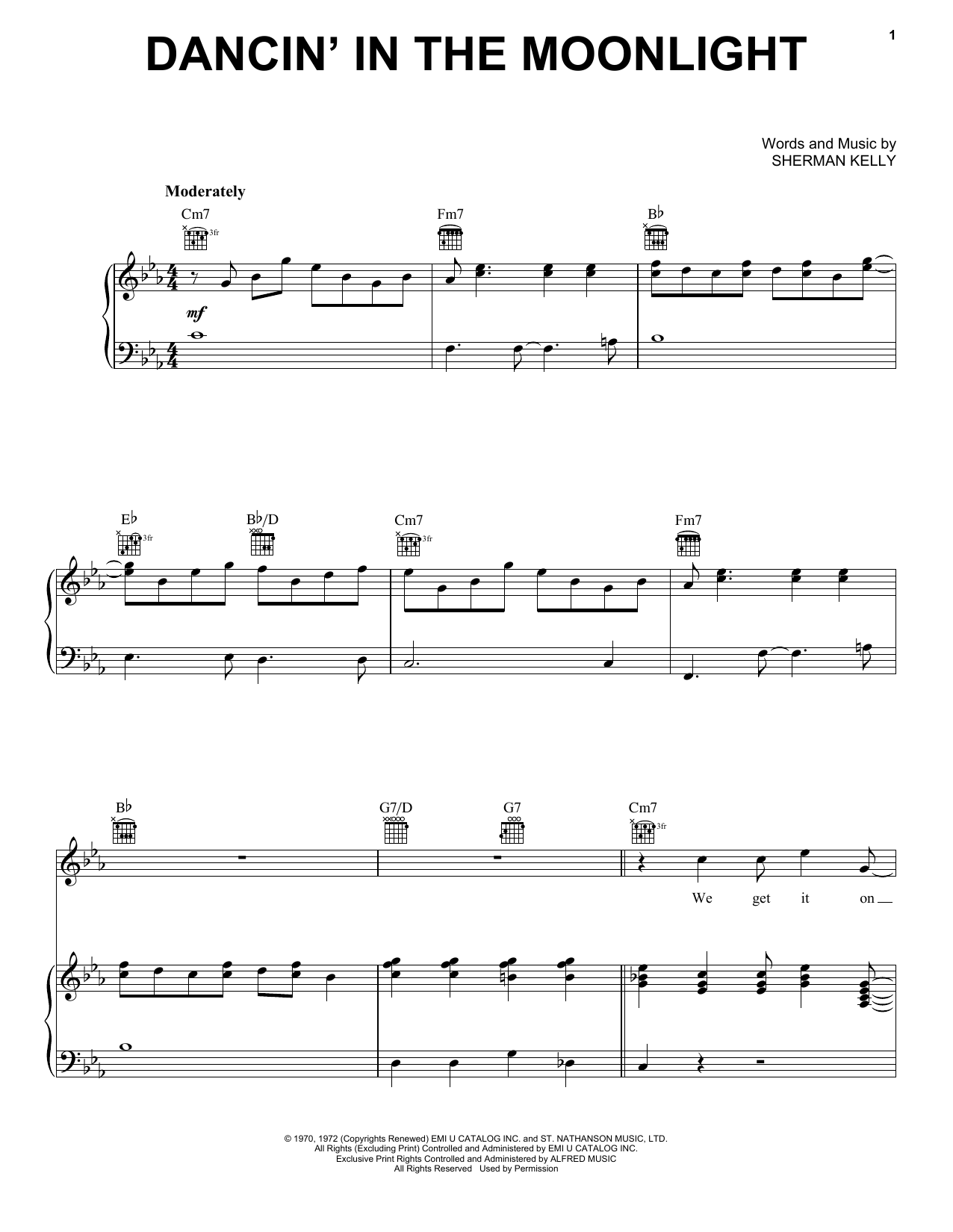 Learn to play King Harvest Dancin' In The Moonlight sheet music for Real Book – Melody, Lyrics & Chords in minutes. Price: 5.9900$ King Harvest Dancin' In The Moonlight sheet music notes and chords arranged for Real Book – Melody, Lyrics & Chords
