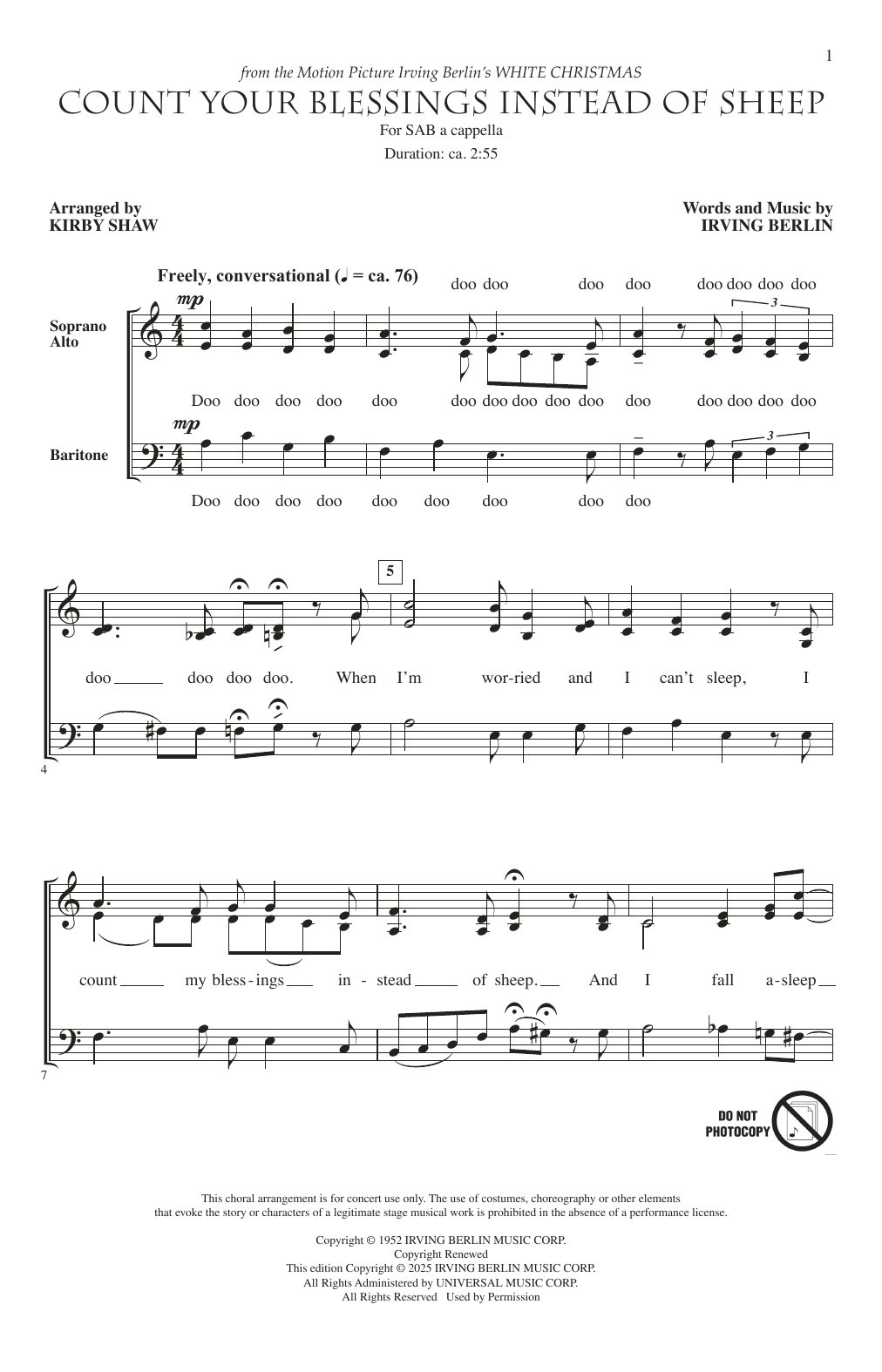 Learn to play Kirby Shaw An A Cappella Christmas (Volume 2) sheet music for SAB Choir in minutes. Price: 5.8900$ Kirby Shaw An A Cappella Christmas (Volume 2) sheet music notes and chords arranged for SAB Choir