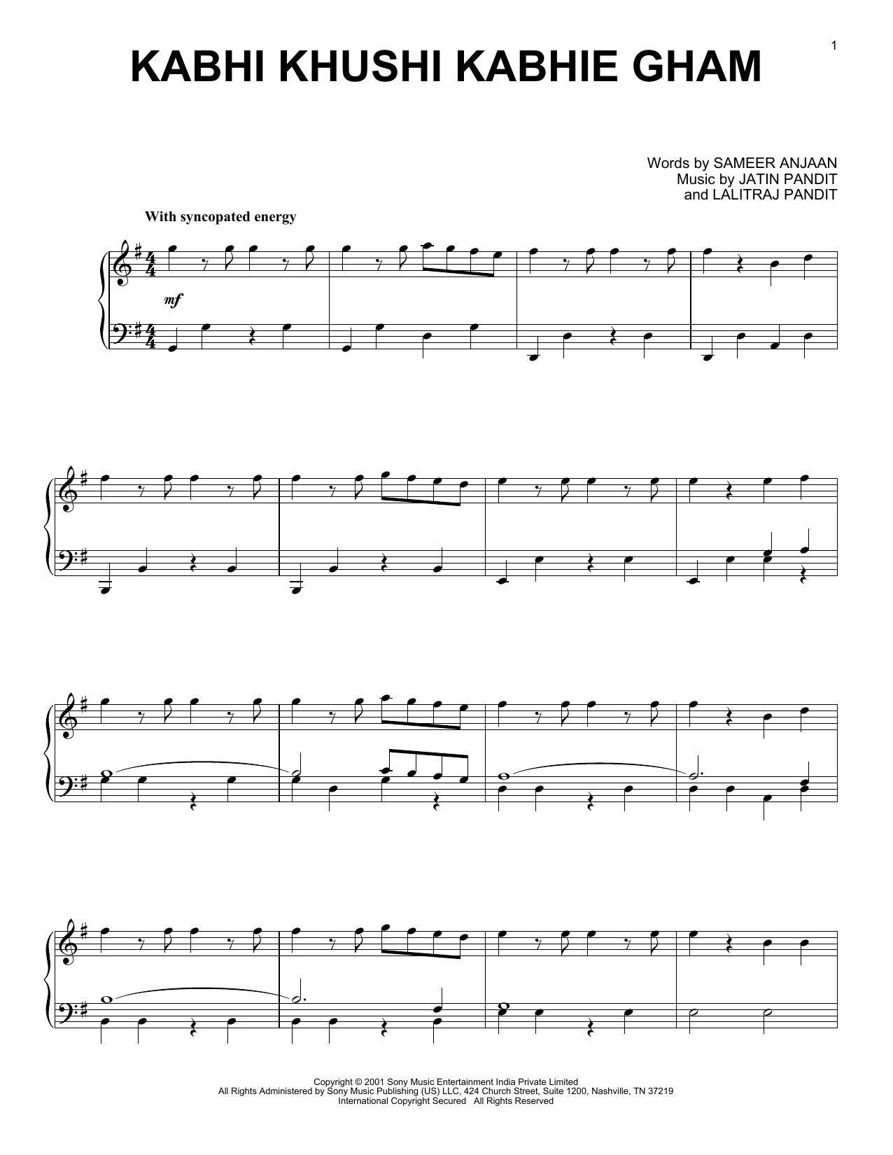 Kris Bowers Kabhi Khushi Kabhie Gham (from the Netflix series Bridgerton) sheet music notes and chords. Download Printable PDF.