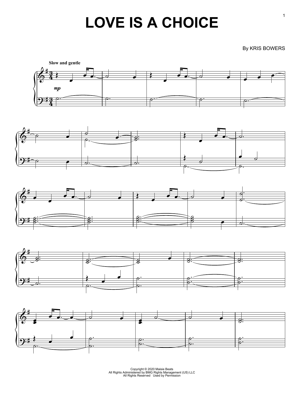 Kris Bowers Love Is A Choice (from the Netflix series Bridgerton) sheet music notes and chords. Download Printable PDF.