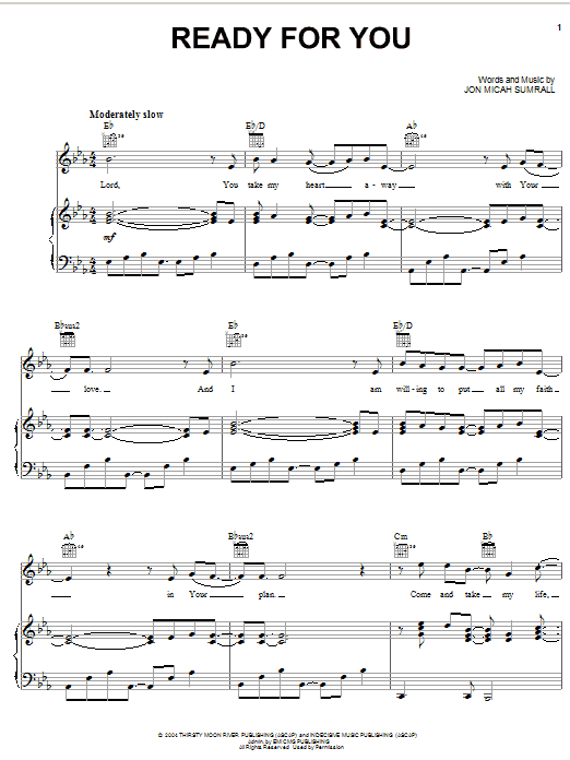 Learn to play Kutless Ready For You sheet music for Piano, Vocal & Guitar Chords (Right-Hand Melody) in minutes. Price: 7.8900$ Kutless Ready For You sheet music notes and chords arranged for Piano, Vocal & Guitar Chords (Right-Hand Melody)