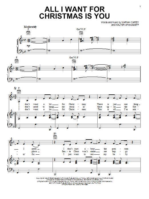 Lady Antebellum All I Want For Christmas Is You sheet music notes and chords. Download Printable PDF.