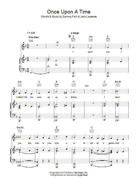 Lana Del Rey Once Upon A Dream sheet music notes and chords. Download Printable PDF.