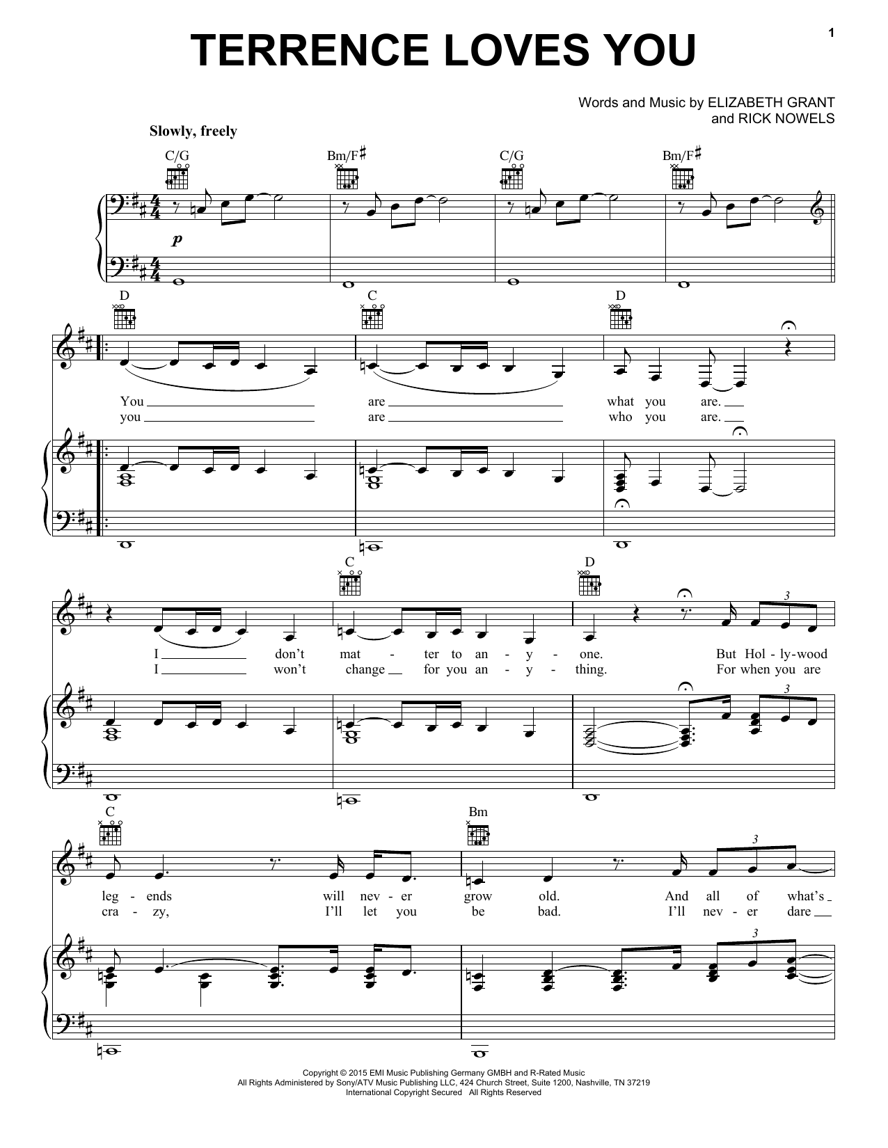 Learn to play Lana Del Rey Terrence Loves You sheet music for Piano, Vocal & Guitar Chords (Right-Hand Melody) in minutes. Price: 7.8900$ Lana Del Rey Terrence Loves You sheet music notes and chords arranged for Piano, Vocal & Guitar Chords (Right-Hand Melody)